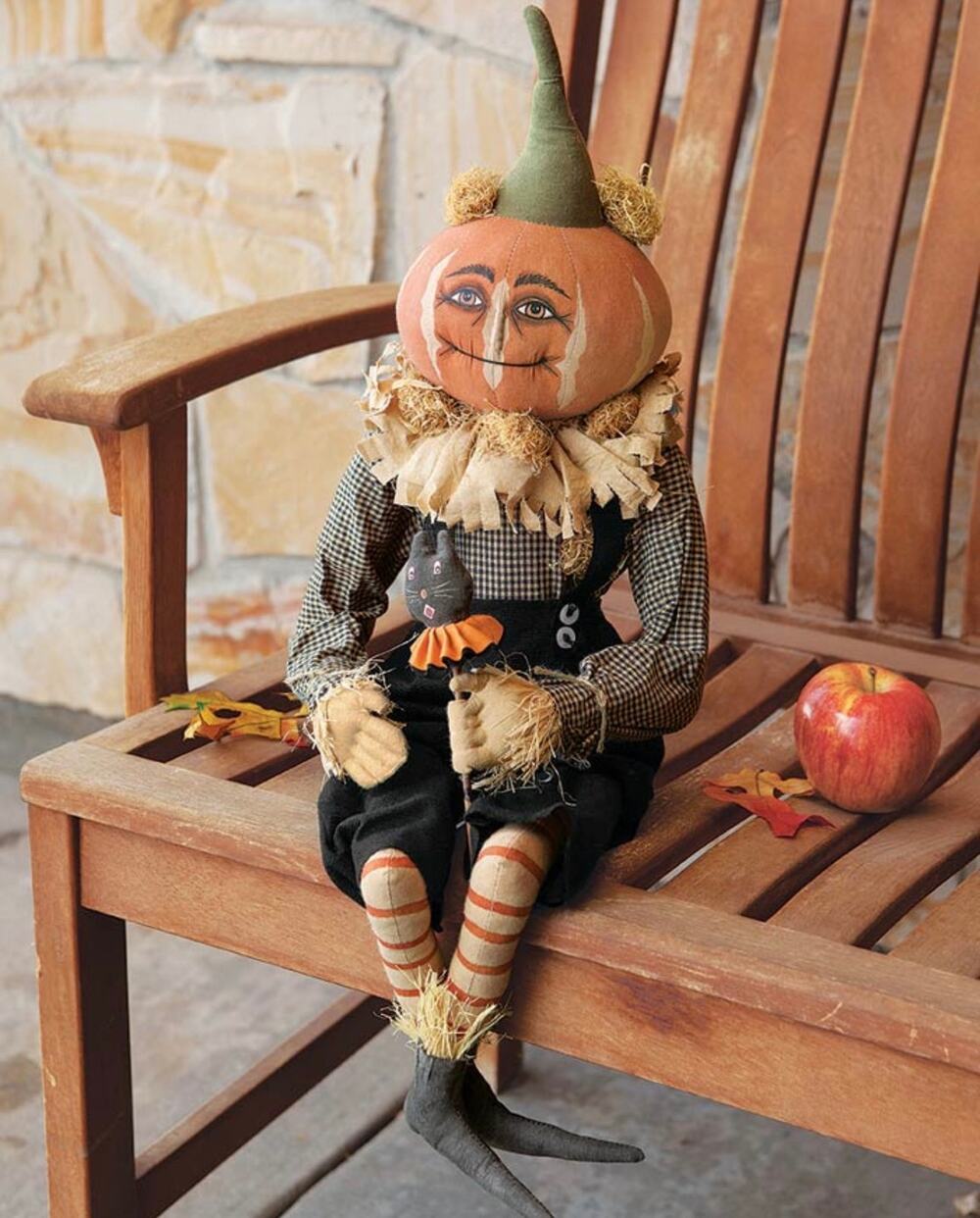 Gathered Traditions Joe Spencer Halloween Scarecrow Man